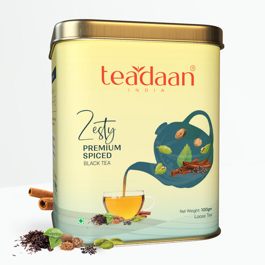 Zesty Premium Spiced Black Tea - Loose Leaf - 100gm